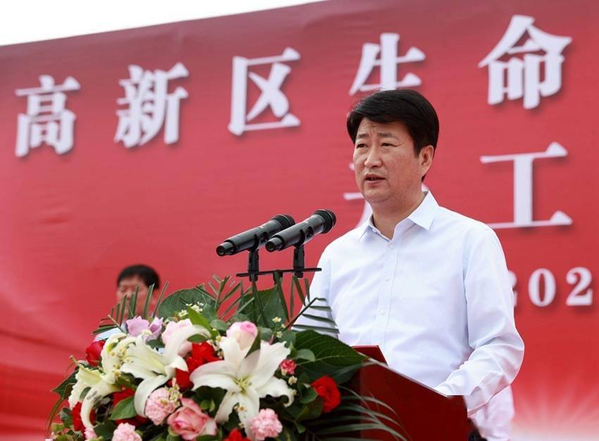 市委常务副书记薛志强宣布项目开工.李军广 摄开工仪式.李军广 摄