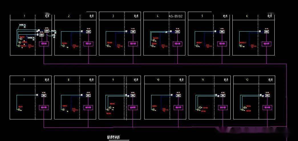 一套非常全的弱电系统图及大样图,19个子系统,cad格式