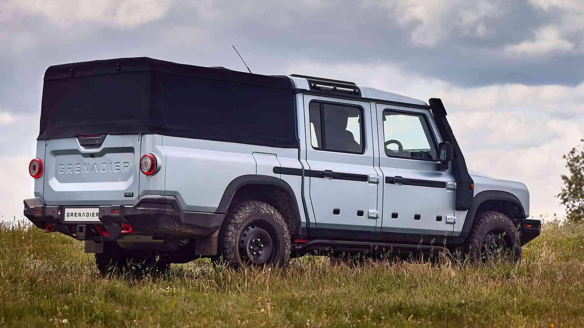 该卡车已经可以在英国订购,英力士汽车公司表示 quartermaster 将与