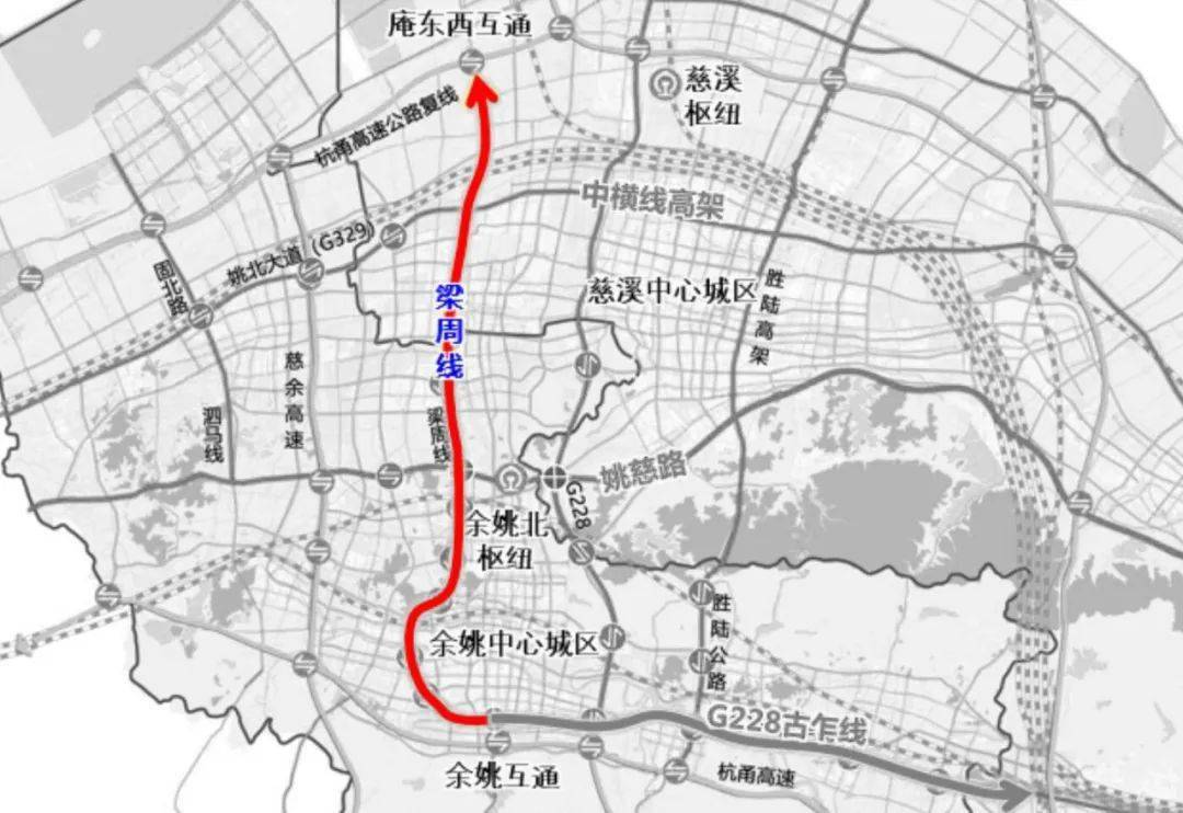 余姚高架线路图图片