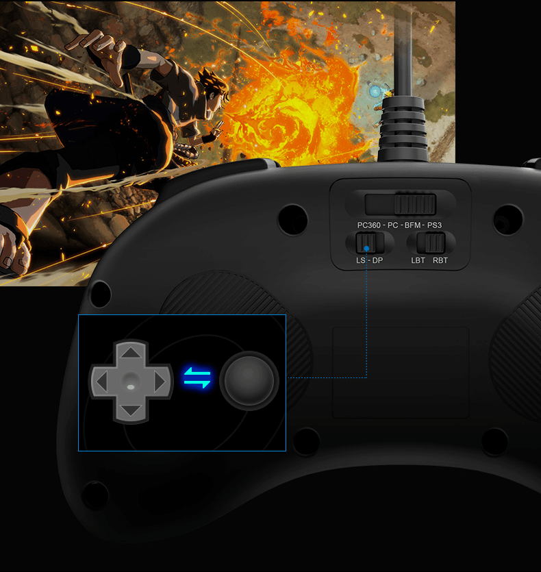 拳皇争霸,一柄取胜:北通刺影格斗游戏手柄_玩家_街霸_热血