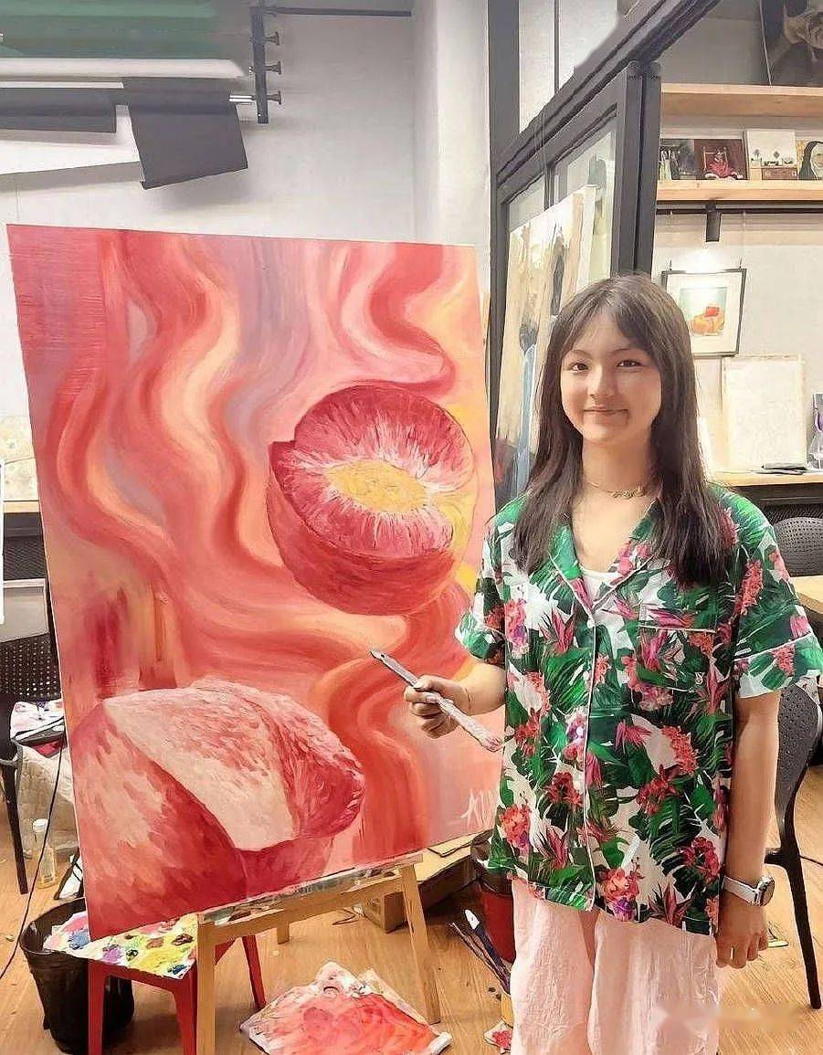 王诗龄的这幅画,居然100万,值吗?_王晖_孙女_先生
