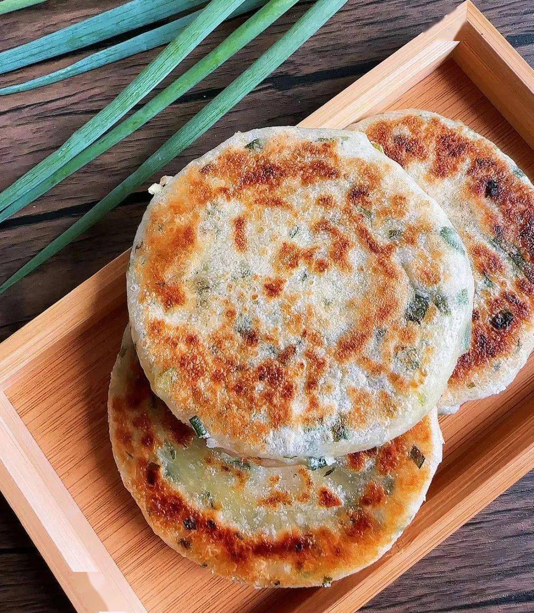 【台式葱油饼|上海糟香葱肉饼|爆葱葱肉饼】金黄酥脆!葱味香浓️!_