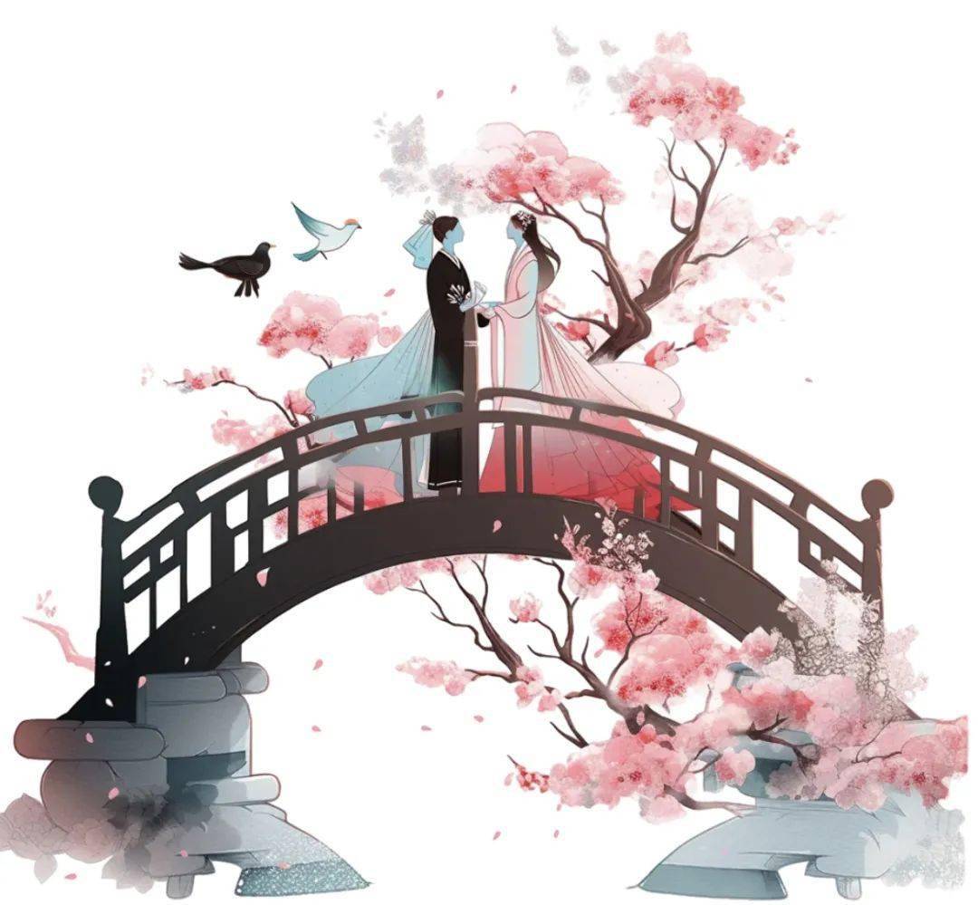 七夕节之时 ,民间流行举办香桥会,拜七姐,斗巧,乞求姻缘等风俗,皆是