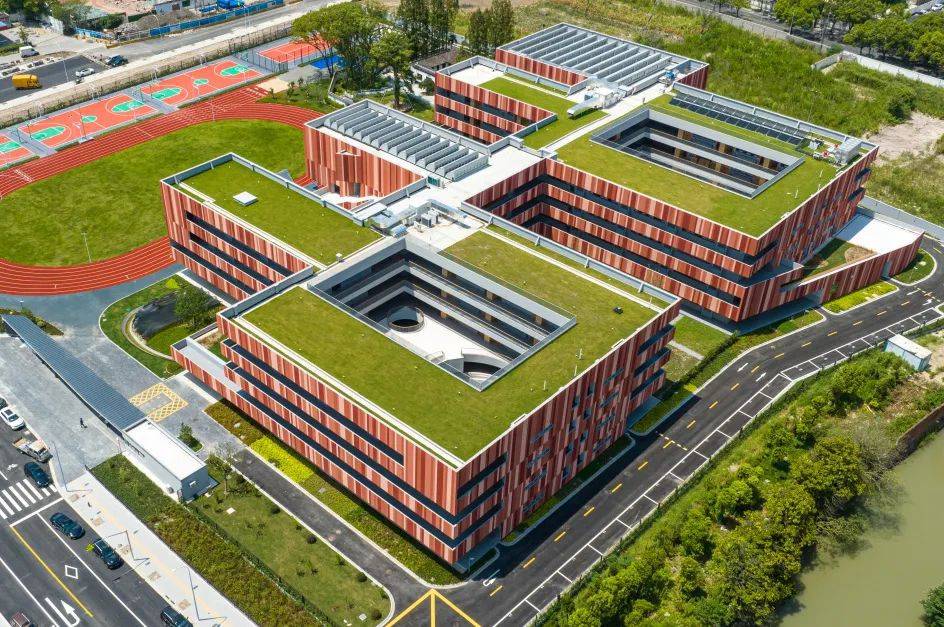 高颜值!奉贤这所新建学校9月1日正式开学_空间_小学_建筑