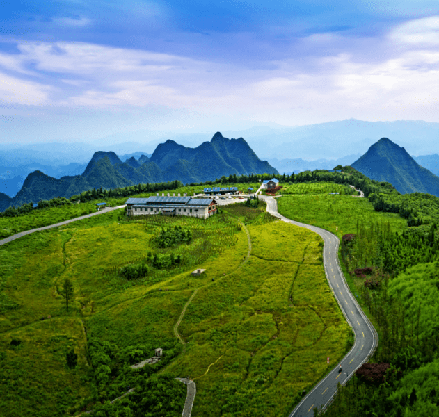 川河盖风景区四十八拐图片