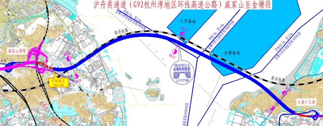 杭甬复线北仑段路线图图片