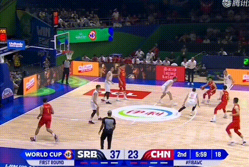 “塞尔维亚”李凯尔0分，赵睿17分，中国男篮世界杯首战惨败塞尔维亚