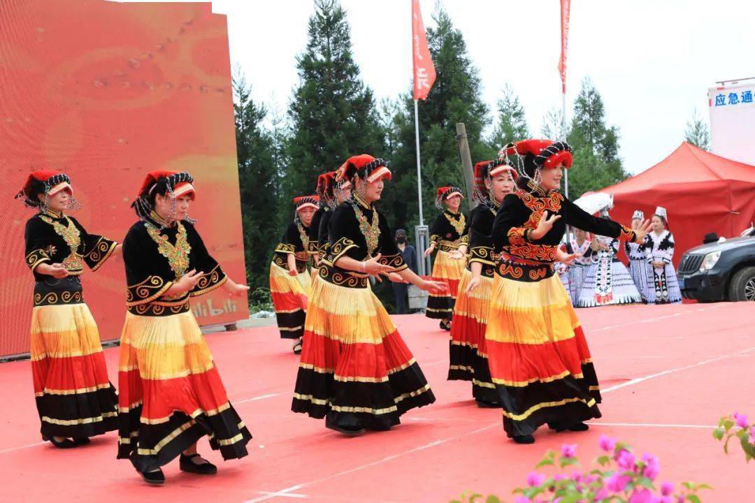 织金县2023年青山羊场苗族谷花节盛大开幕_发展_民族_姑娘
