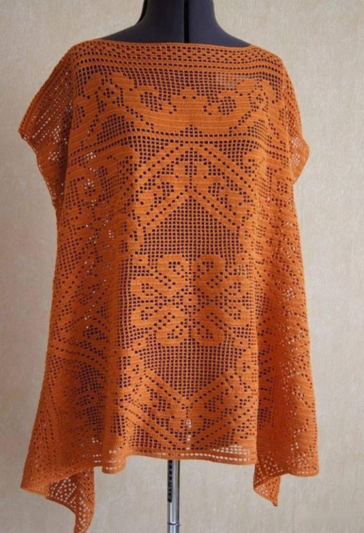 微胖胖的福音,想要显高显瘦快来选这组美丽的钩针衫(附图解)_姐姐