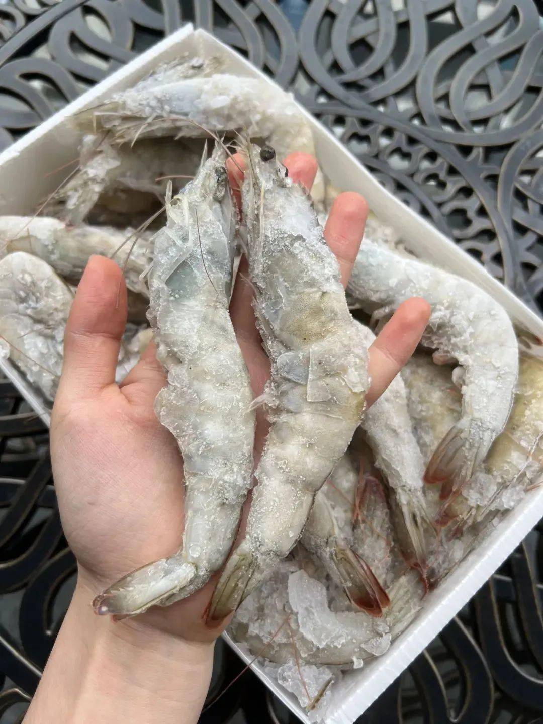 而且,厄瓜多尔深海大虾真的超超超大!