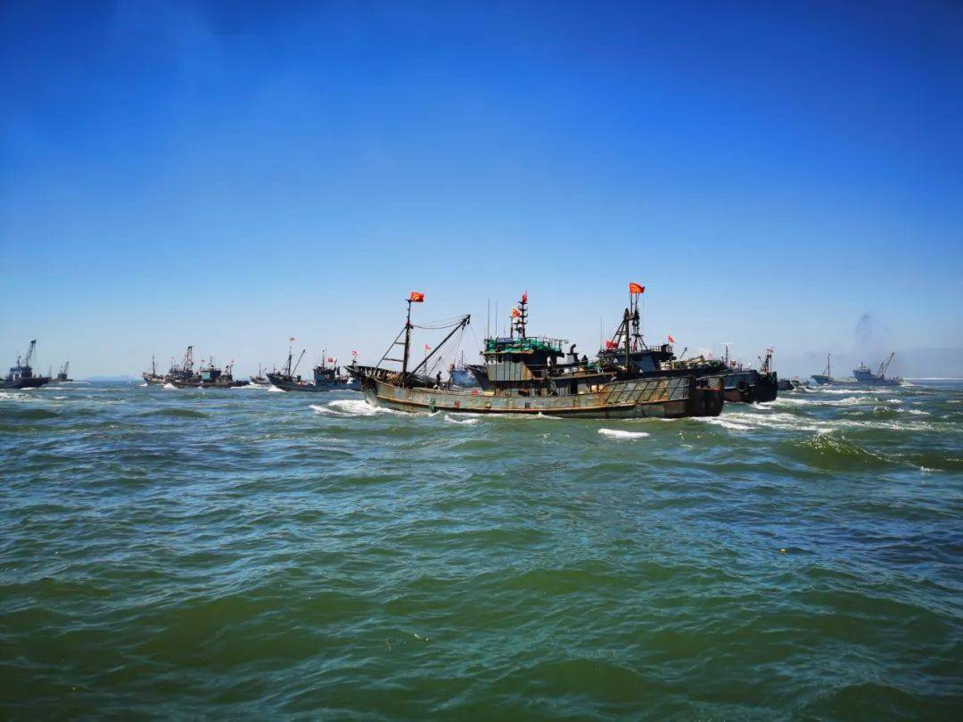 辽宁开海了_渔船_码头_大连市