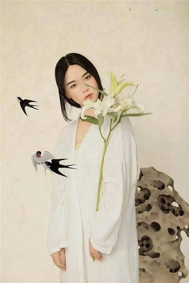 通过ps给人物制作工笔画效果照片_图层_调整_画面