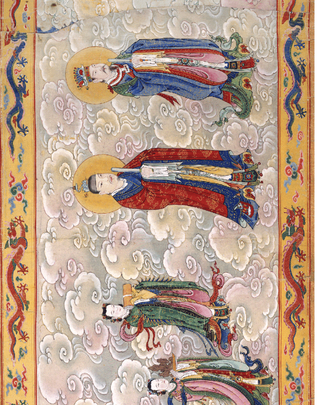 皇后升仙图,罕见!_作品_内容_国画