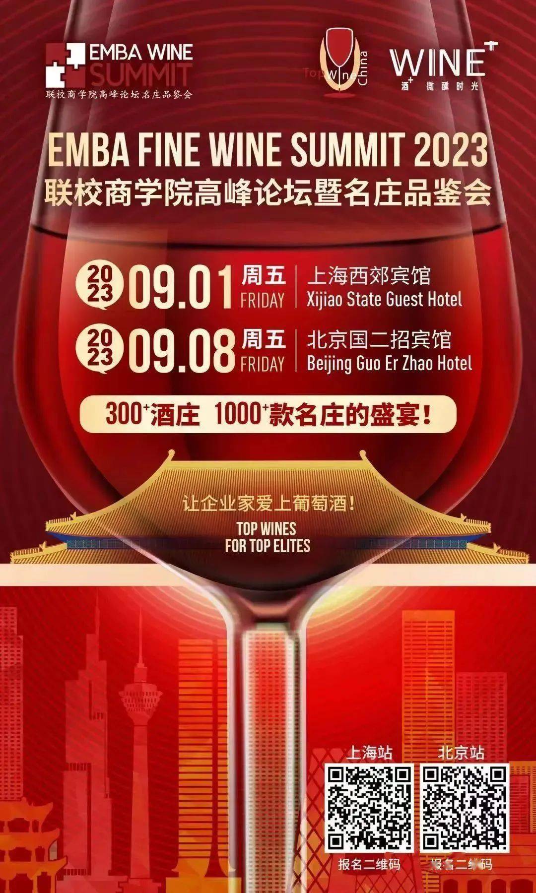emba wine summit联校商学院高峰论坛暨名庄品鉴会北京启幕!