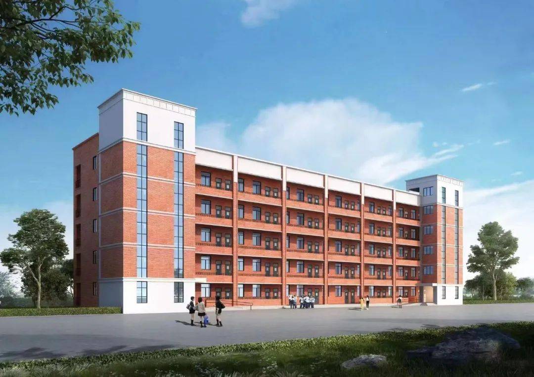 净峰中学学生宿舍楼(效果图)东岭中心小学扩容(一期效果图)东周中学