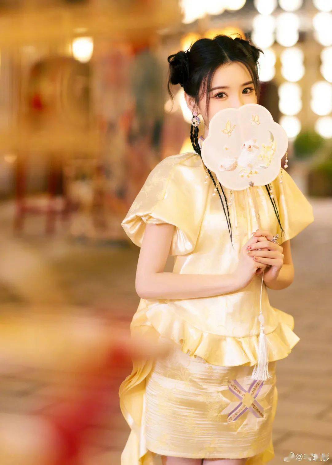 毫不夸张,杨幂的新中式发型能改变气质哎!_style_少女_风格