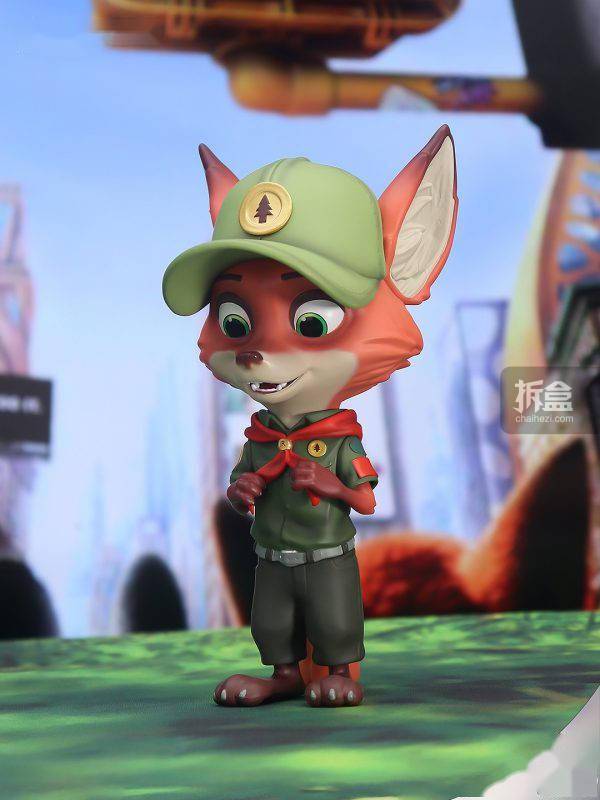 morstorm魔力风暴 迪士尼疯狂动物城 红领巾小尼克手办_官方_尺寸