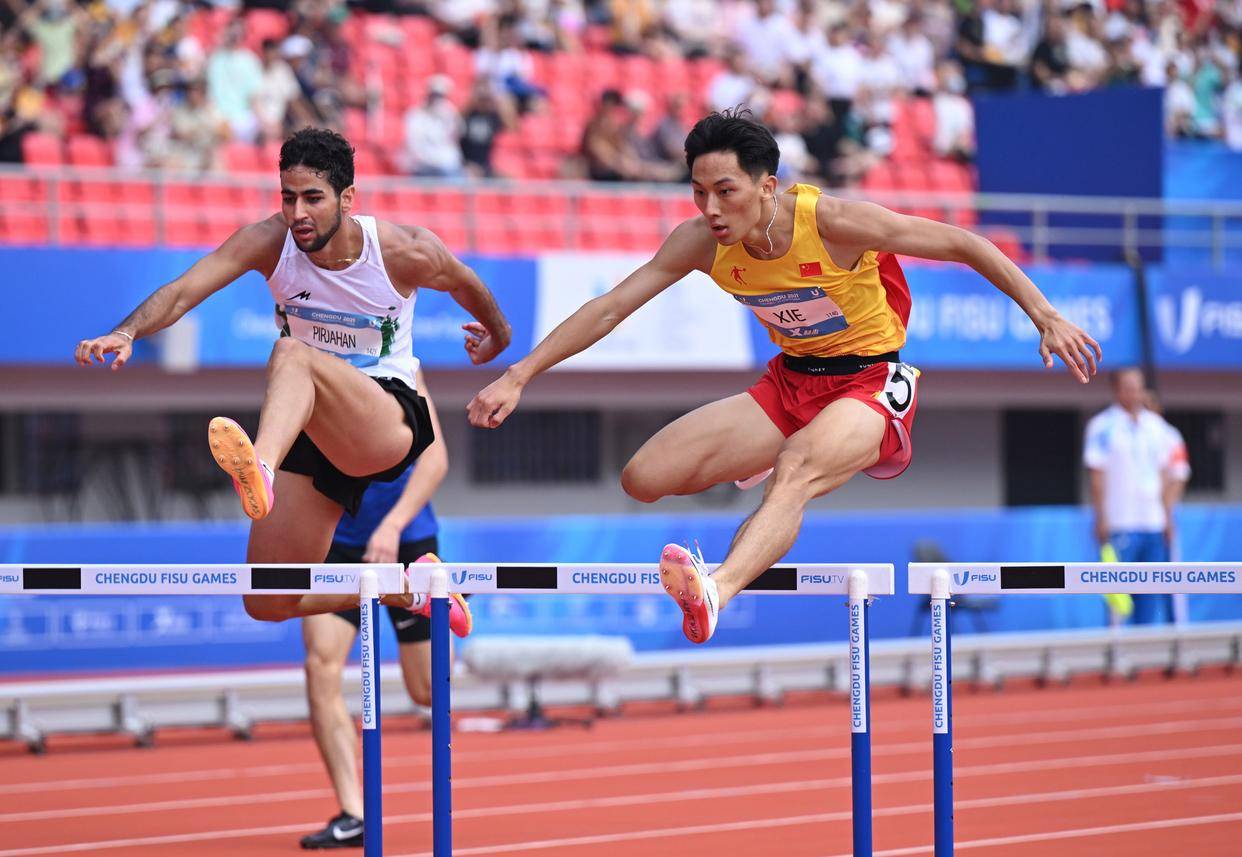 郑州小伙成都大运会男子400米栏摘铜,打破尘封17年全国纪录_谢智宇