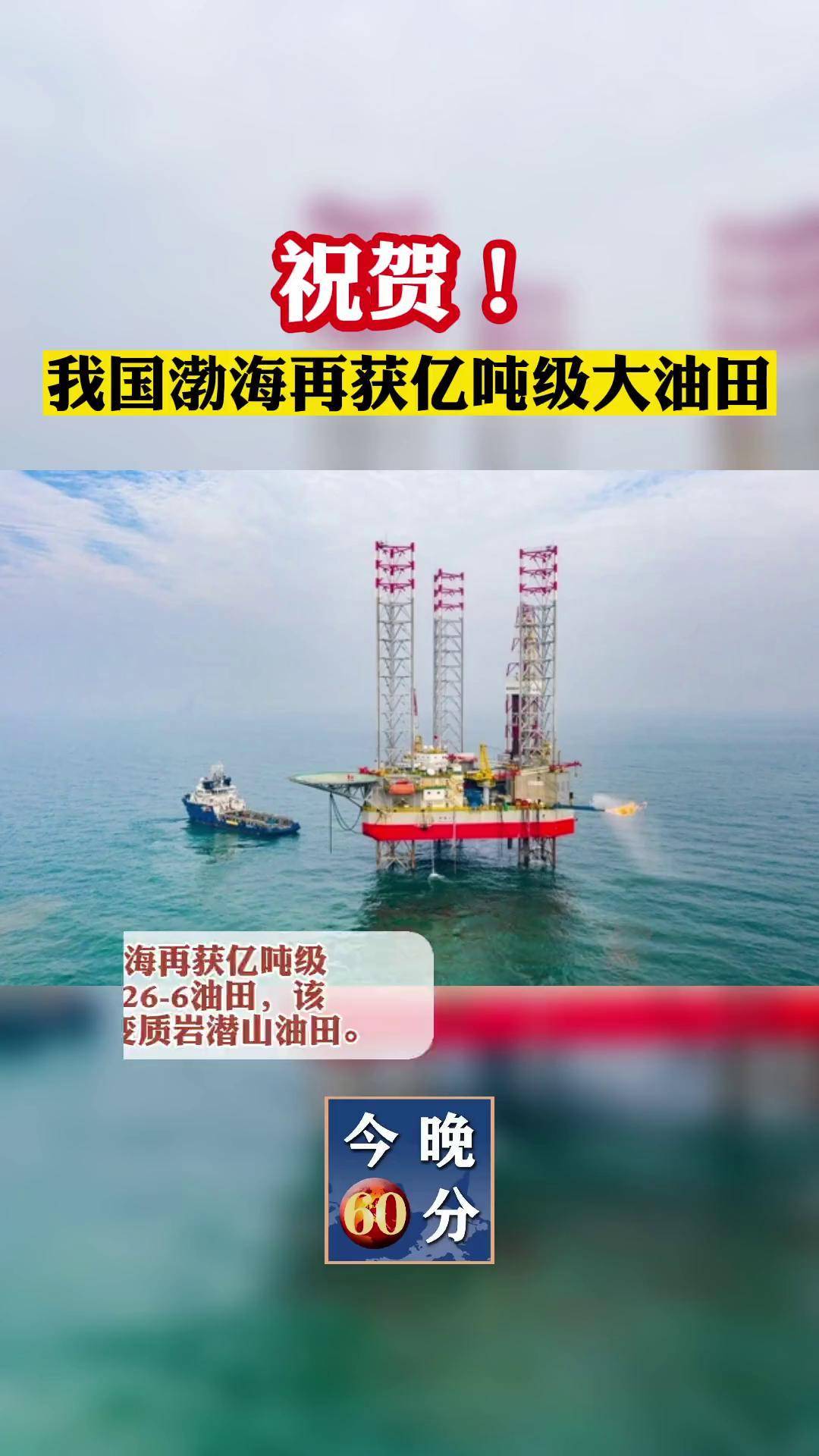 我国渤海再获亿吨级大油田.咨询渤海发现亿吨级油田 油气田