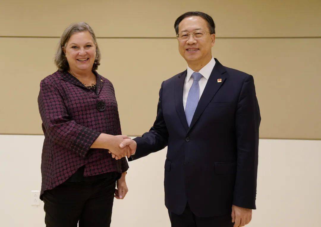 马朝旭会见美国代理常务副国务卿纽兰_合作_国际_分歧