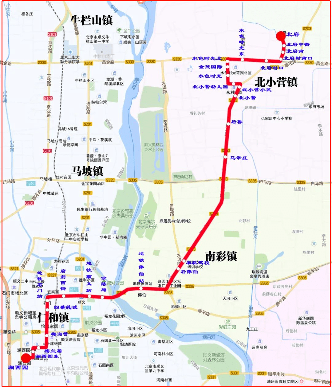 顺义850路公交车路线图图片