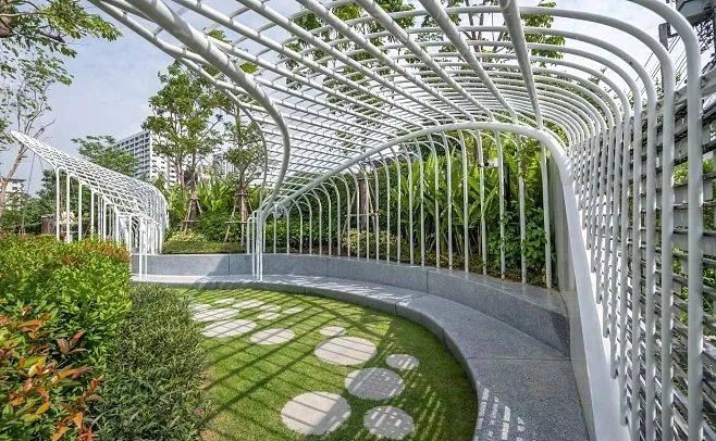 异形廊架在景观中的应用_园林_实景图_环境