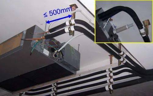 多联机系统冷媒管与冷凝水管支吊架间距要求_制冷_管道_应设