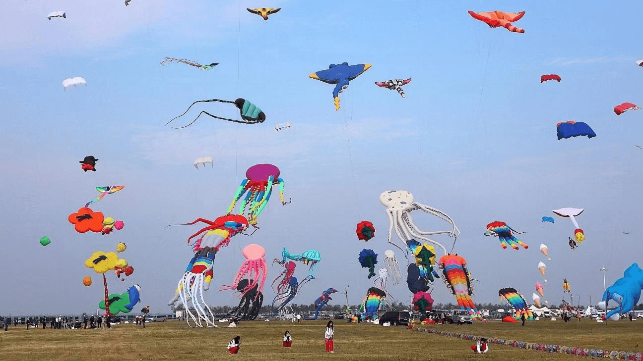 潍坊国际风筝嘉年华开幕!