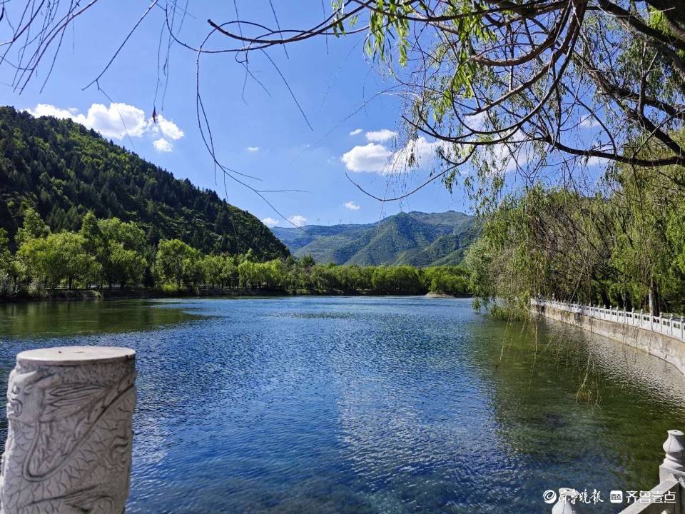 双节拍丨山西忻州芦芽山风景区,汾河水碧波荡漾_引人