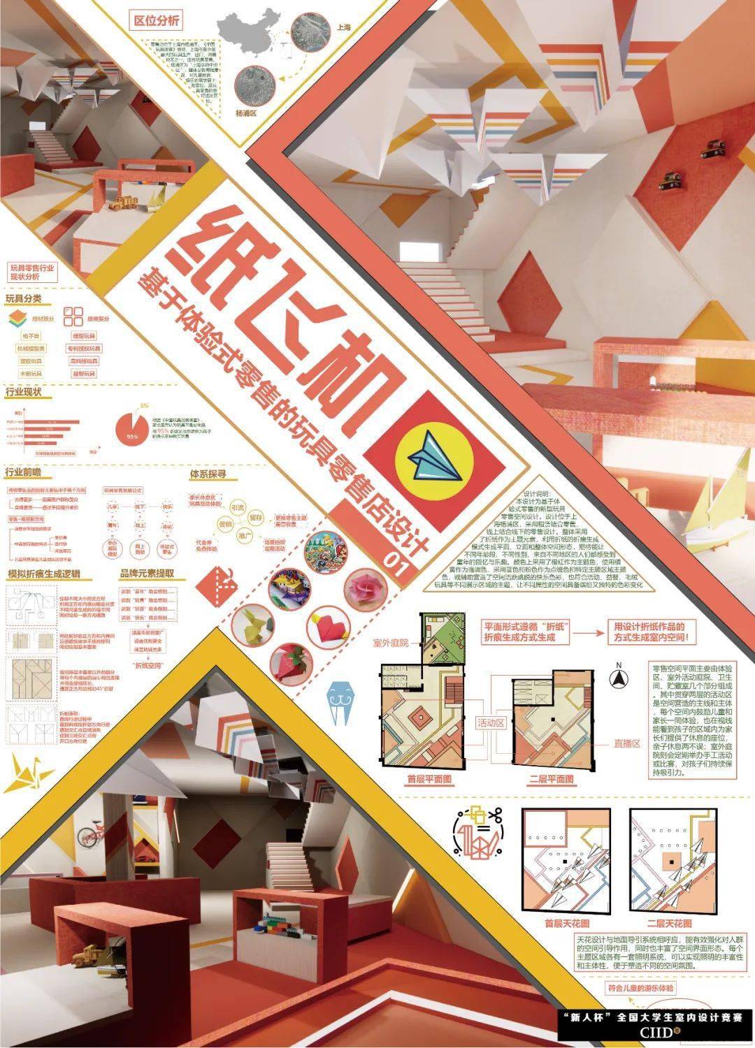 第21届"新人杯"全国大学生室内设计竞赛二等奖作品展_获奖_展板_建筑