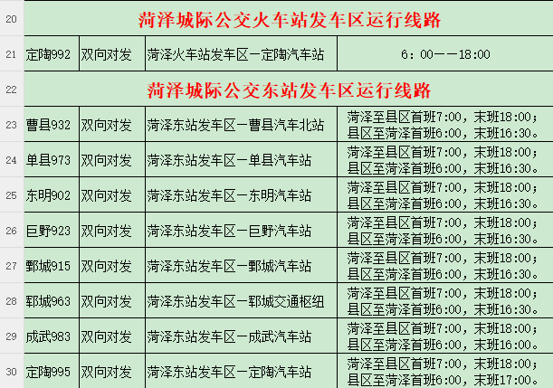 菏泽962公交线路线图图片