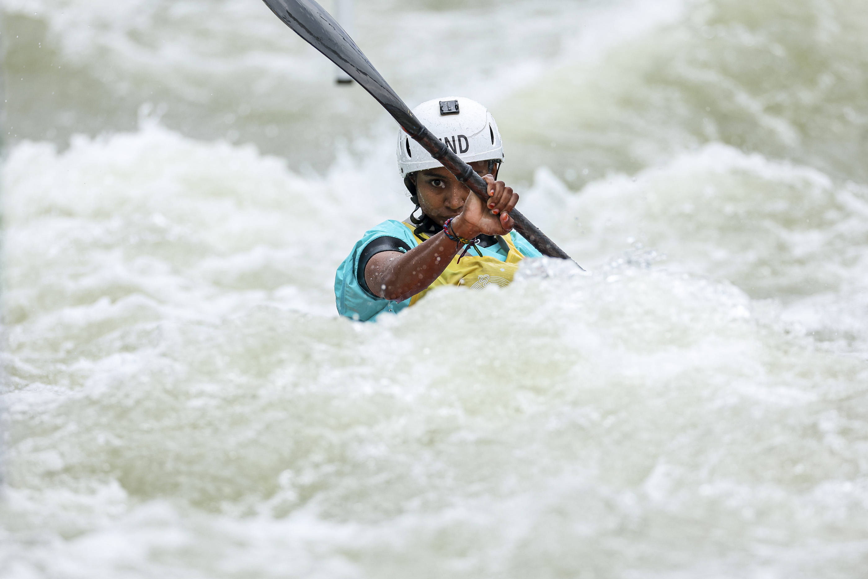 图说|高配版"激流勇进"汇集亚洲顶尖高手参与,亚运会皮划艇激流回旋