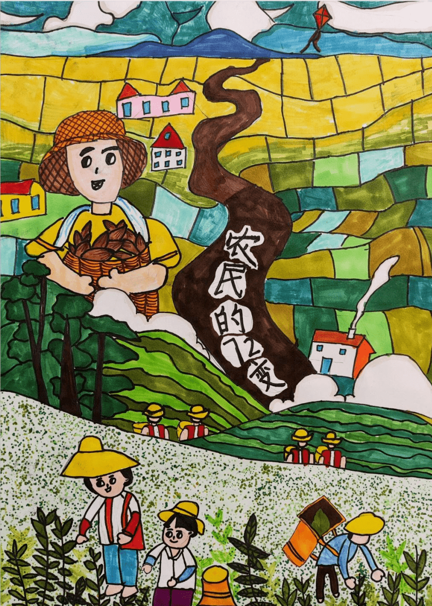 "画说二十大,共绘新时代"绘画评选结果出炉啦!_英德市_小学_作品