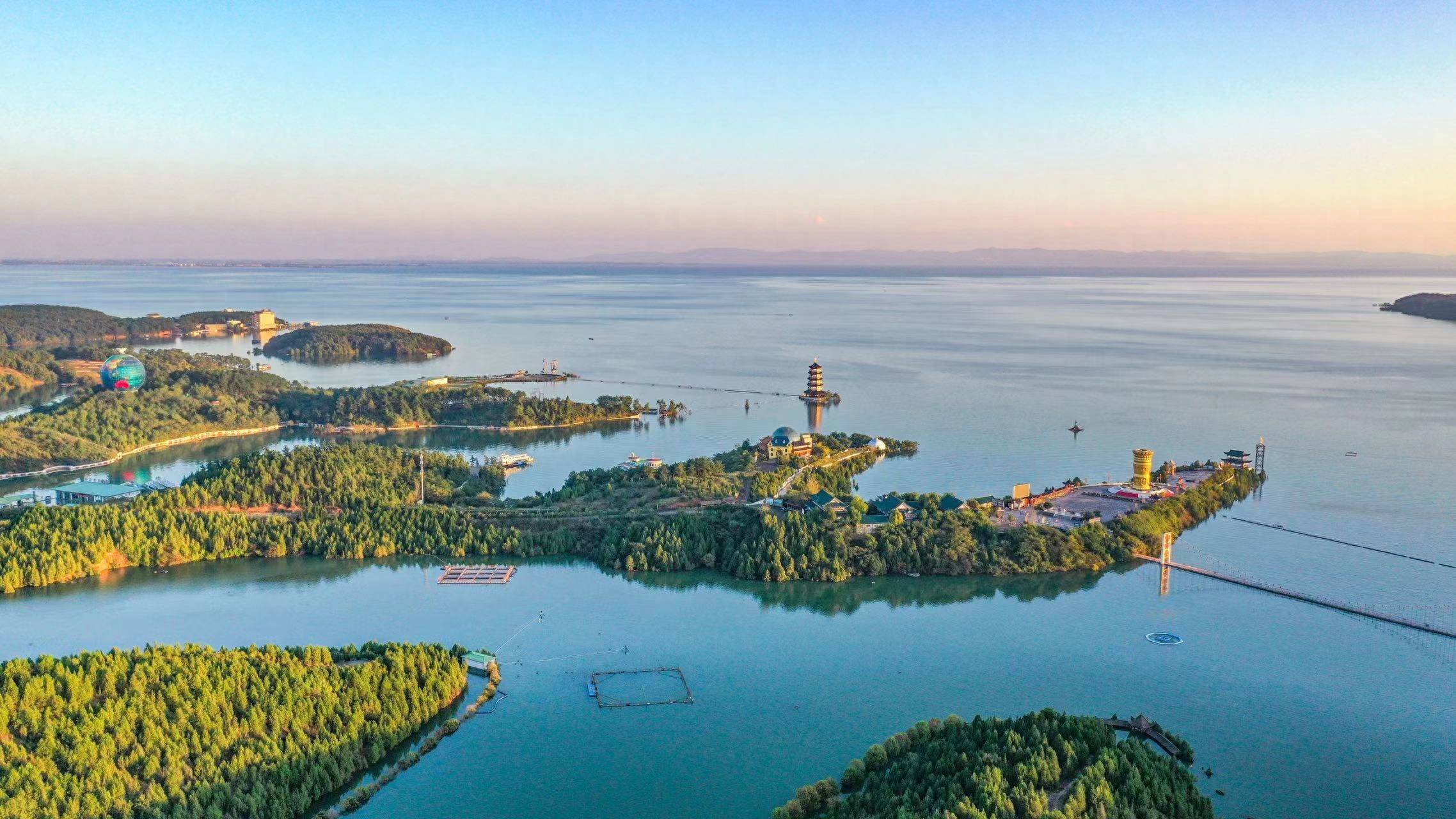 丹江口水库达到170米最高蓄水位_库区_淅川县_生态