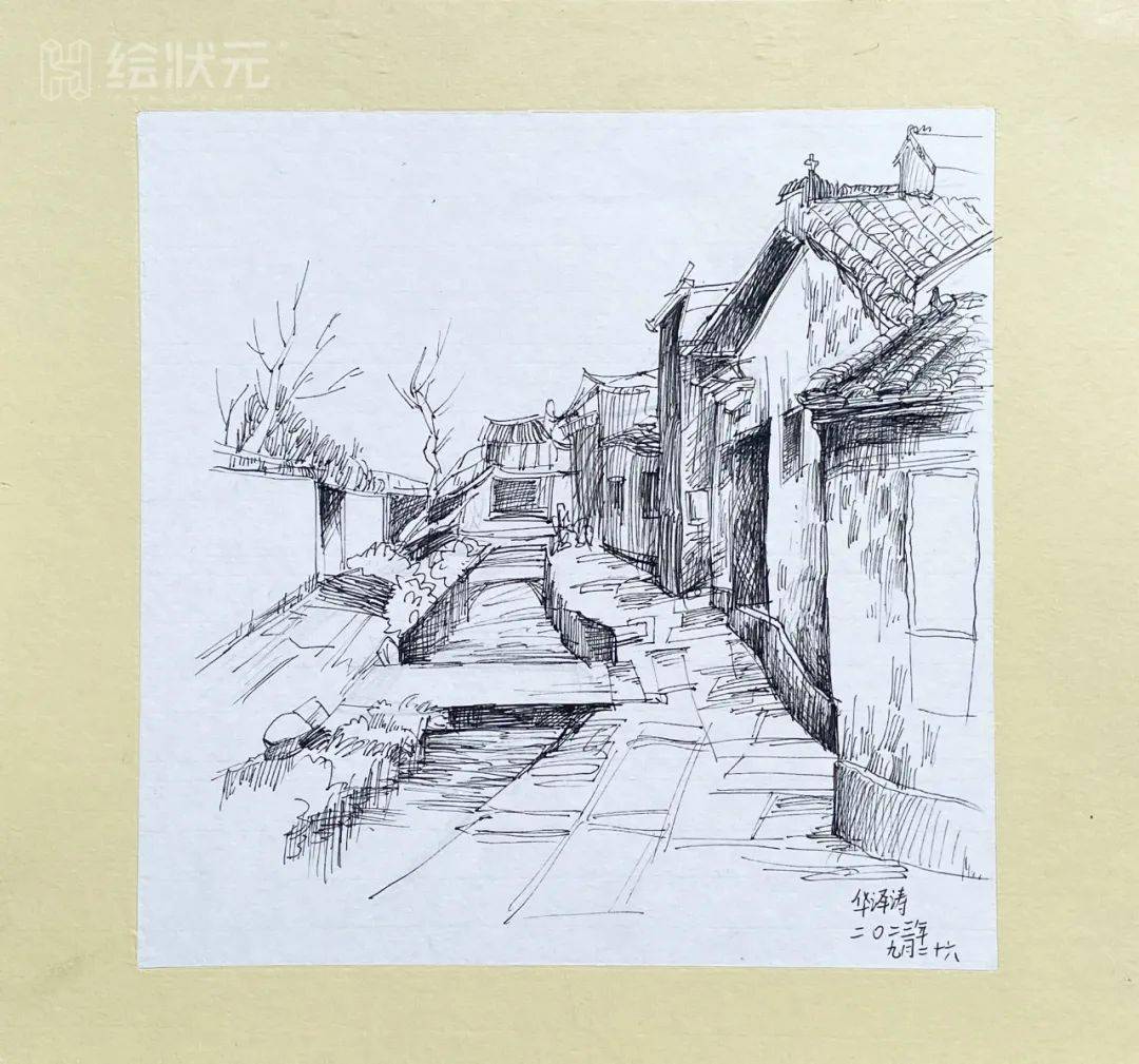 2024届绘状元画室婺源写生速写作品欣赏