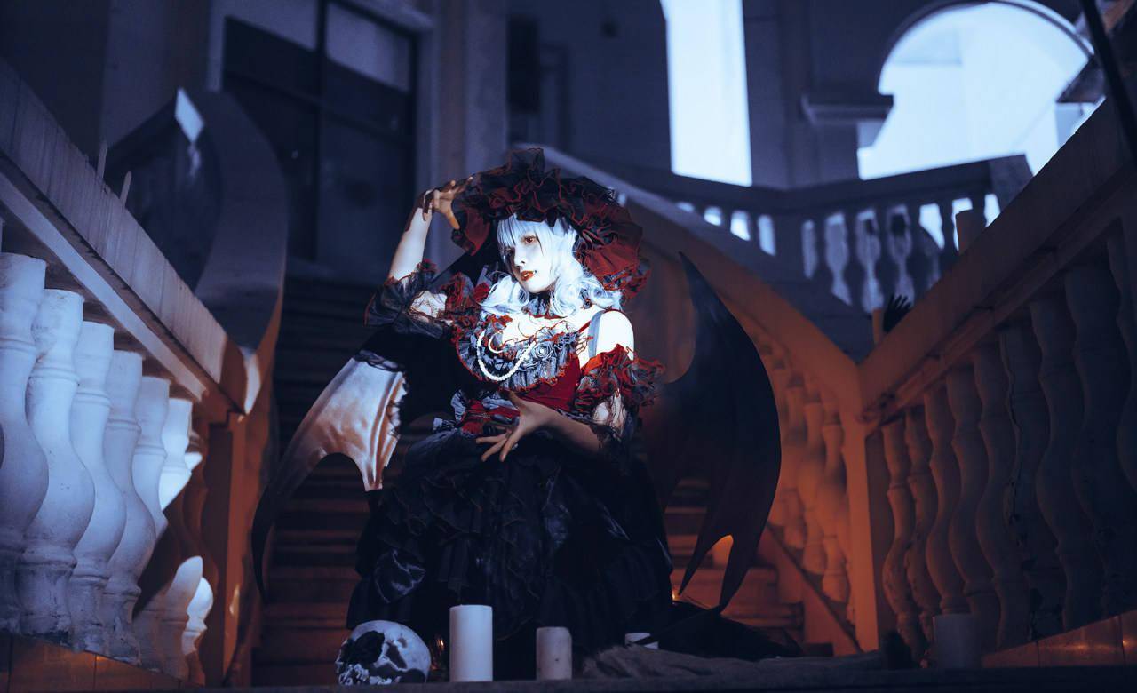 lolita 恶魔装扮_鲜血_图片_来源