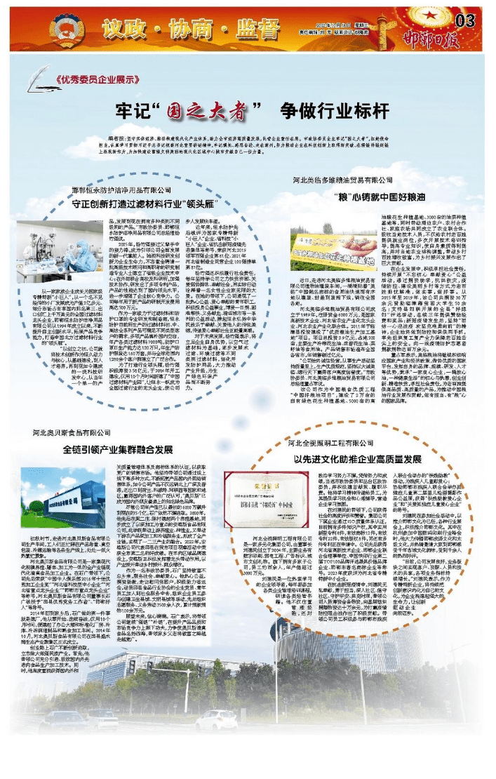 优秀委员企业展示丨牢记“国之大者”争做行业标杆_发展_公司_材料