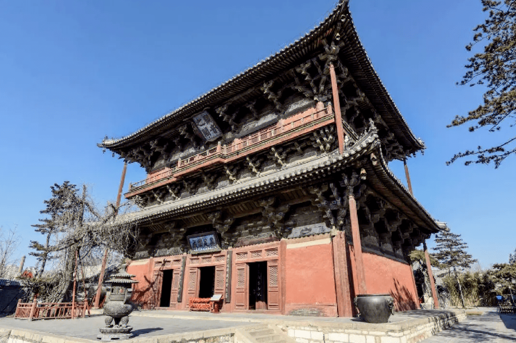 独乐寺,又称大佛寺,位于中国天津市蓟州区,是中国仅存的三大辽代寺院