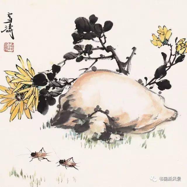 王雪涛  花卉圖 貨幣博物館 | 王雪濤 花卉蟲草圖