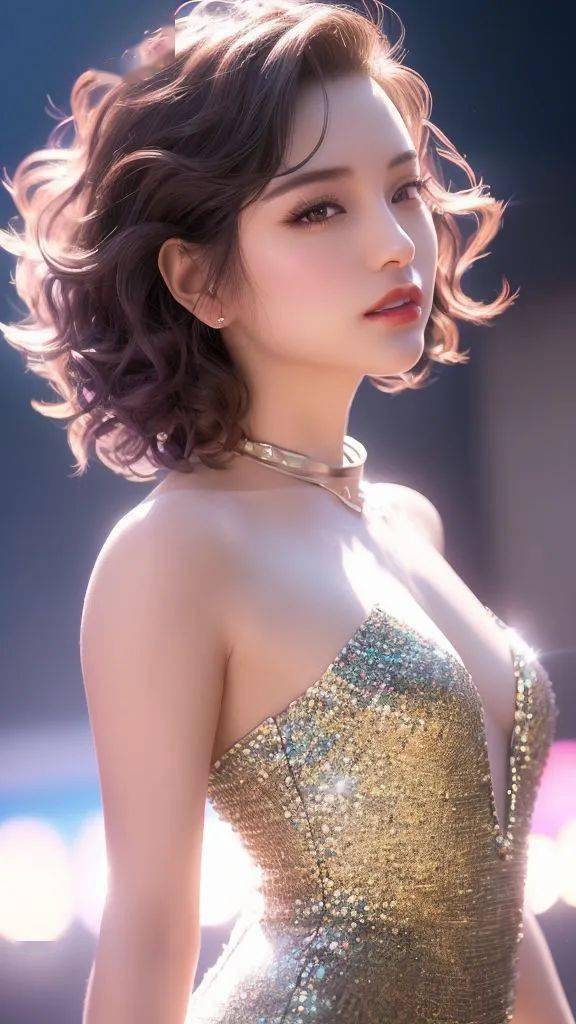 充满诱惑和神秘感的御姐_魅力_背景_连衣裙