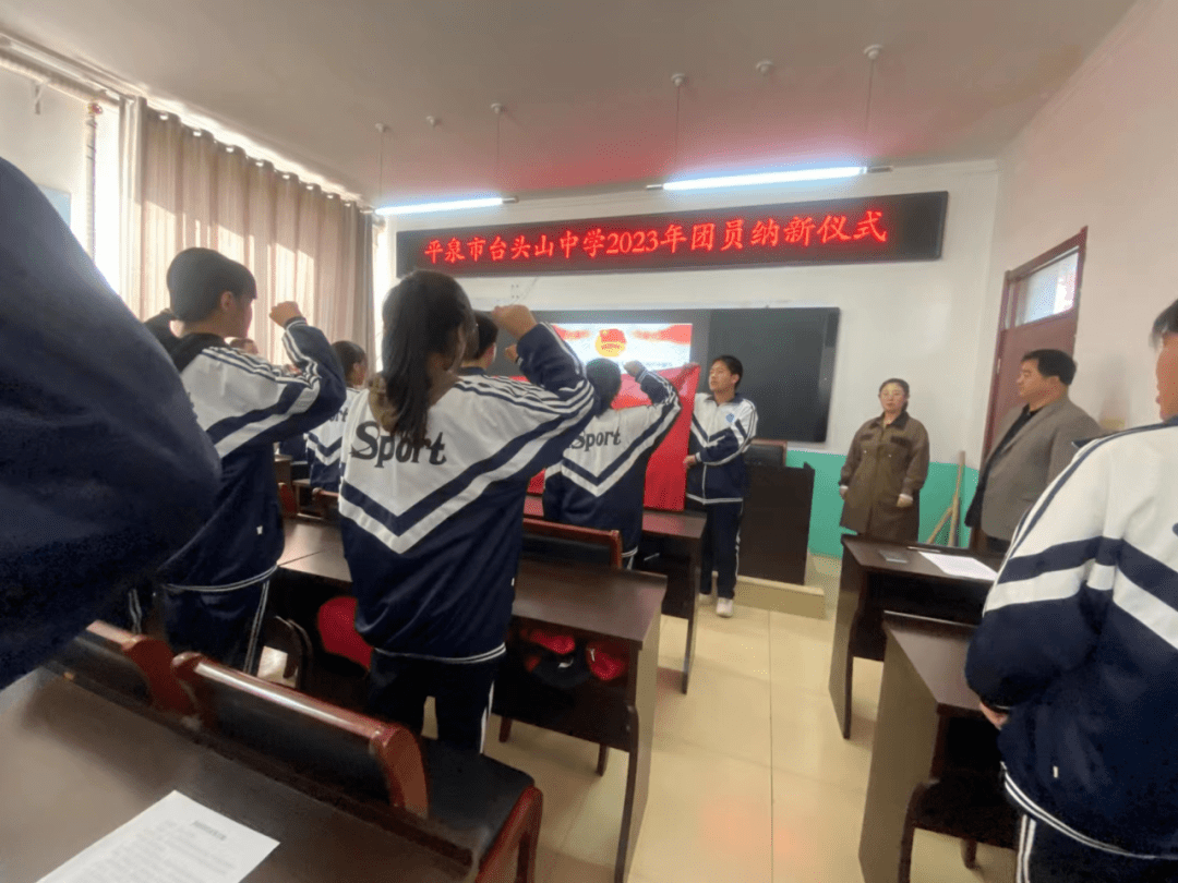 青春心向党 奋进新征程|台头山中学新团员入团仪式