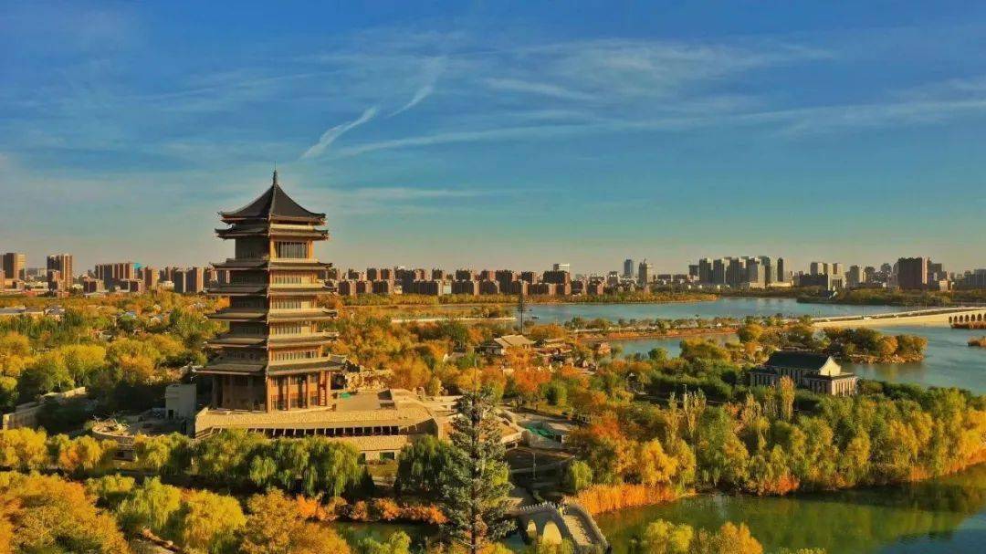 金秋十月,塞上湖城,美丽银川——阅海公园秋韵