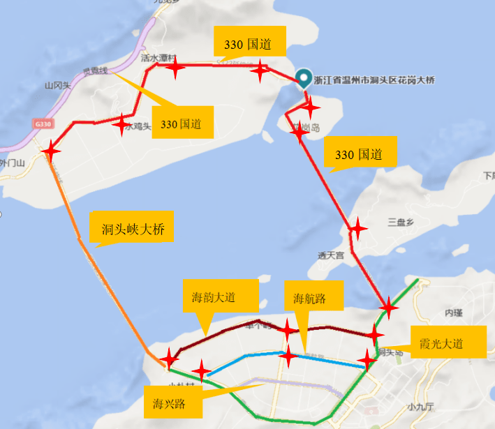 330国道线路图图片