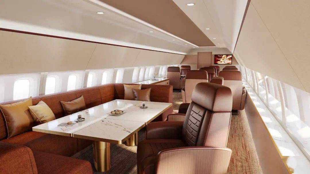 波音公务机推出"bbj优选"定制化尊享内饰解决方案_头条_航空_发展