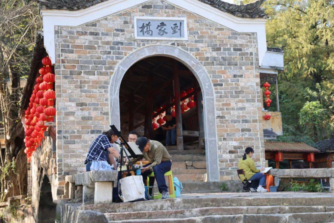 用画笔讲述咸宁——美国代表团眼中的咸安古村山水_刘家桥_城市_文化