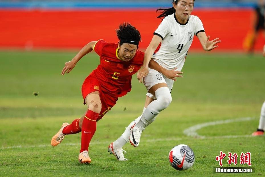 2024巴黎奥运会女足亚洲区预选赛:中国队1比1战平韩国队