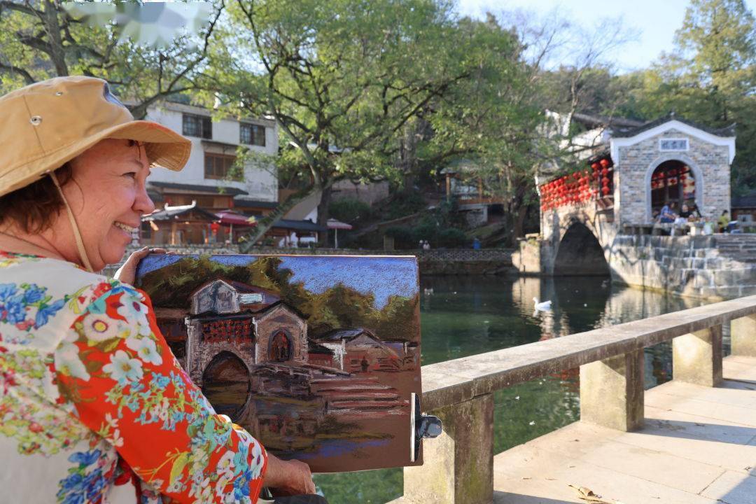 用画笔讲述咸宁——美国代表团眼中的咸安古村山水_刘家桥_城市_文化