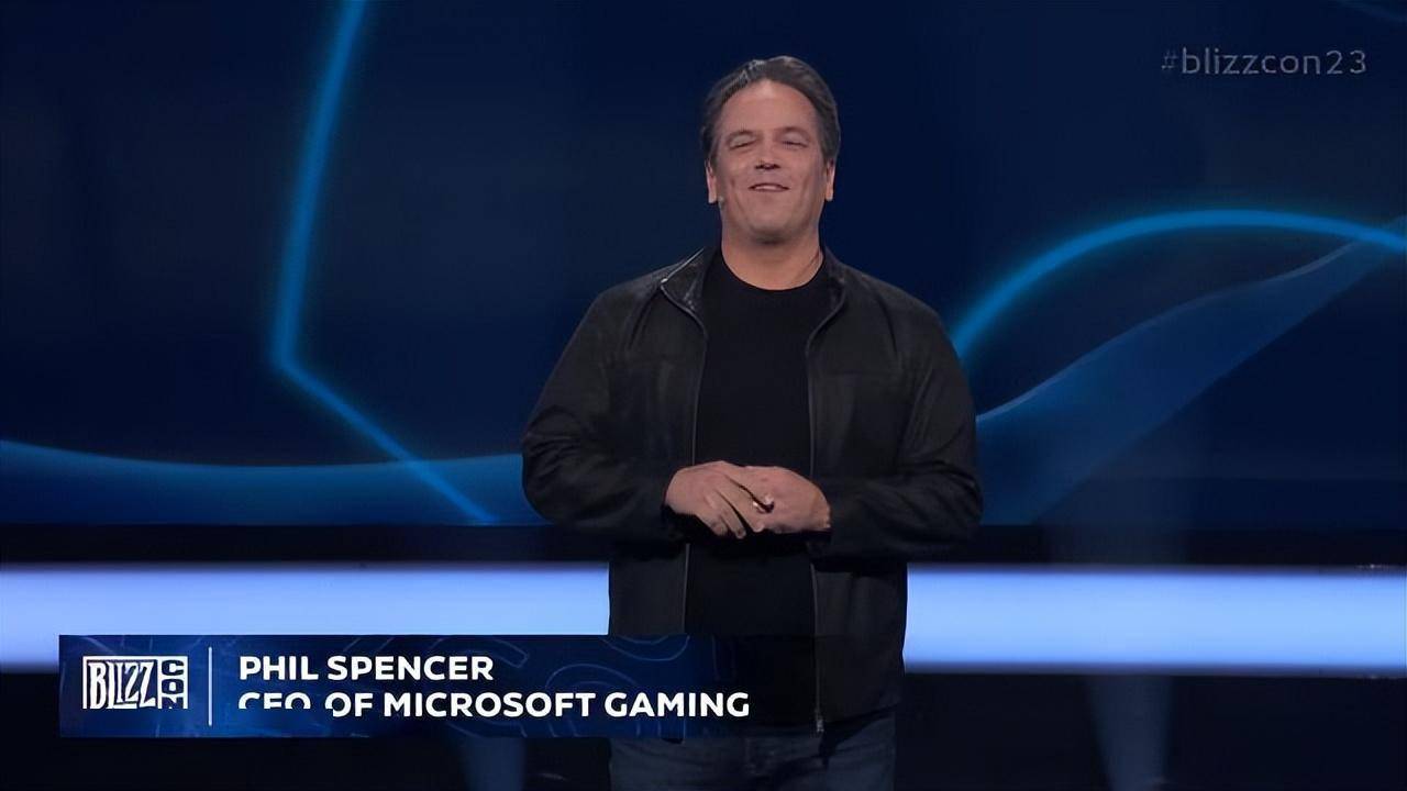 微软游戏 ceo,xbox 负责人 phil spencer 也来到现场致辞,端水夸奖