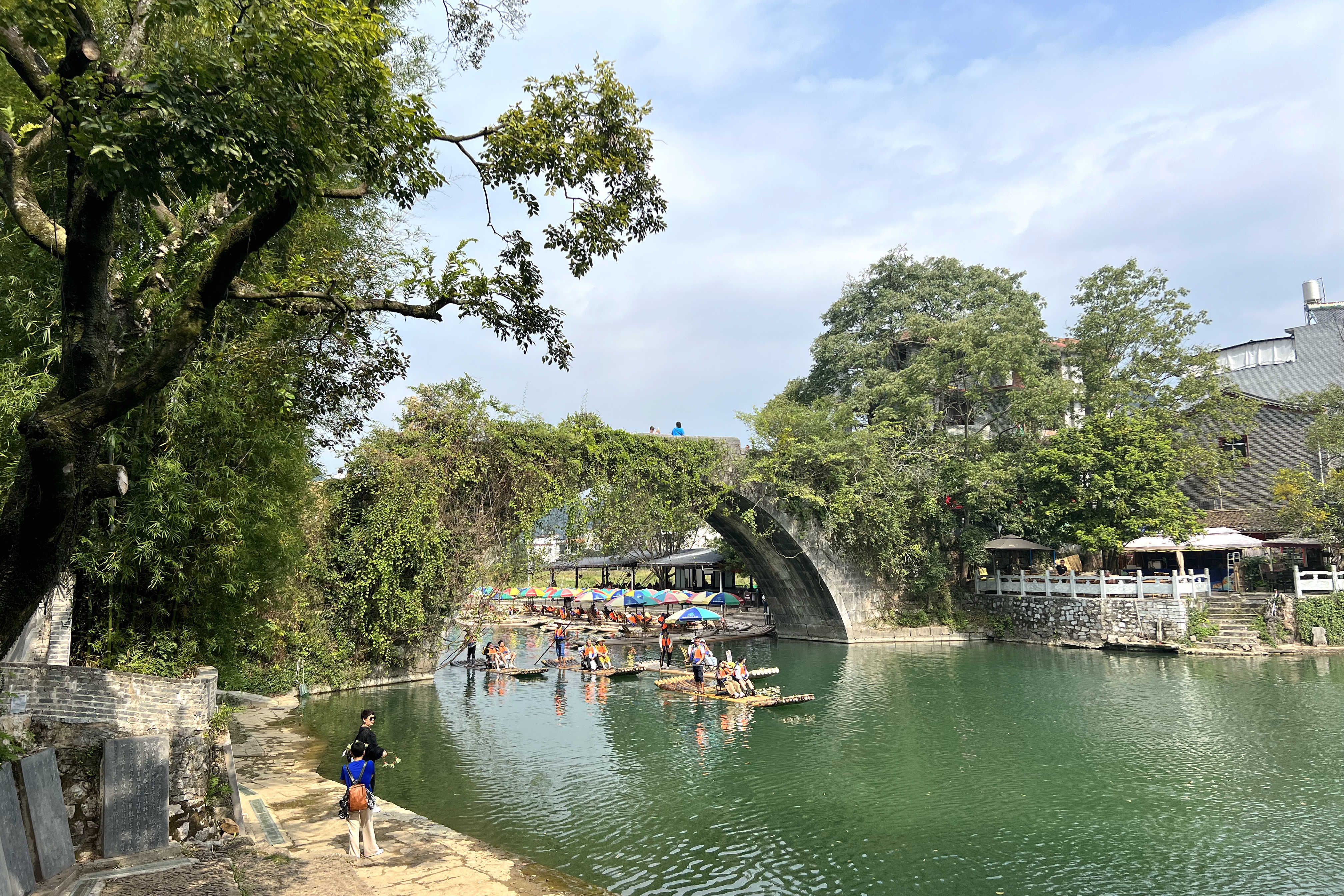 广西阳朔遇龙河风景图片